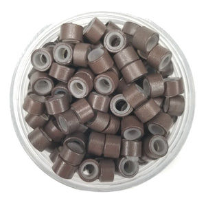 Silicone Hair Extensions Beads [ CHESTNUT ]