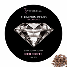 Load image into Gallery viewer, Silicone Hair Extensions Beads [ ICED COFFEE ]